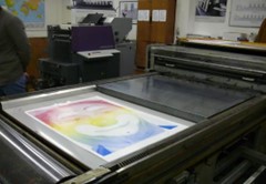 Early on press proofing or progressive 